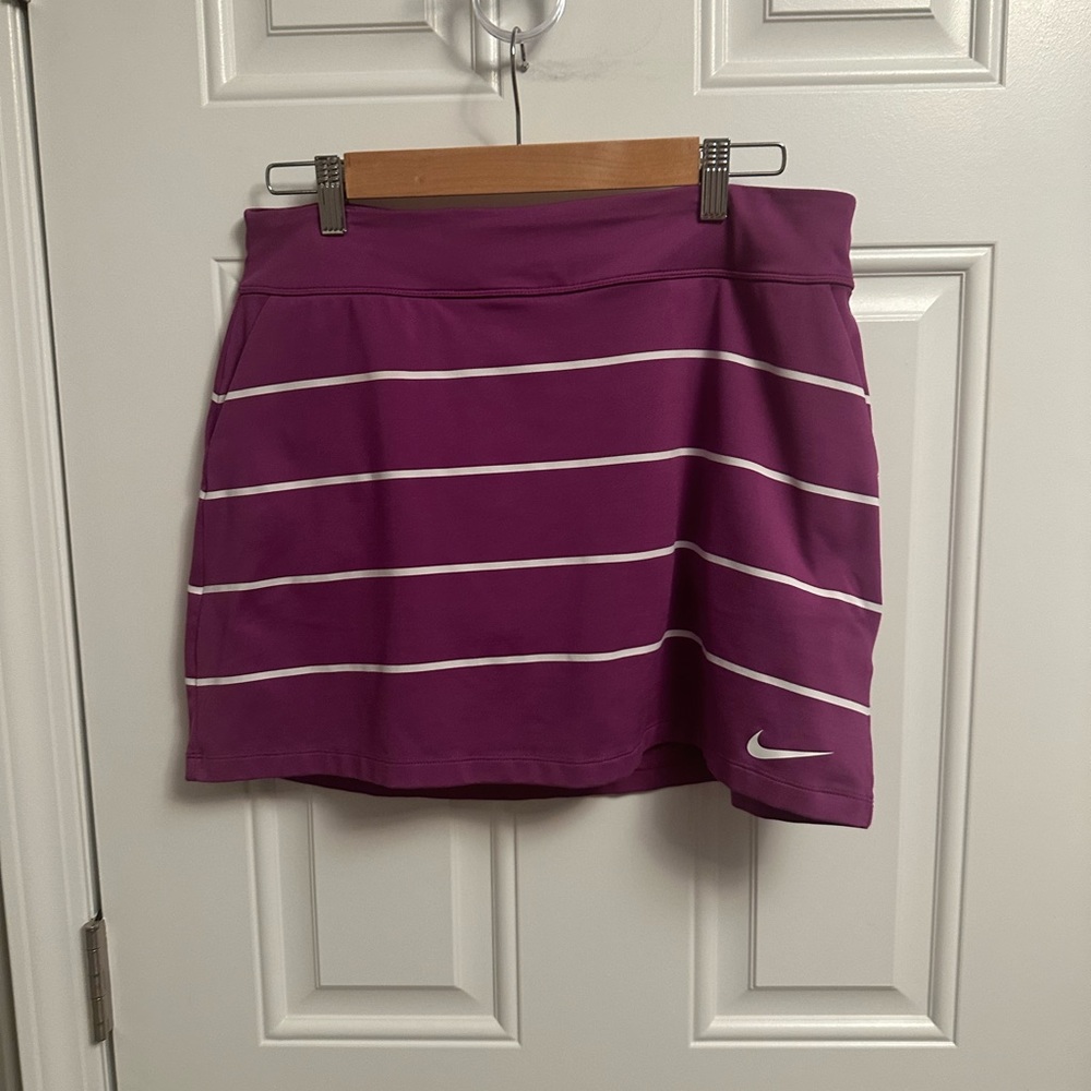 Nike Golfskirt purple striped womens Medium